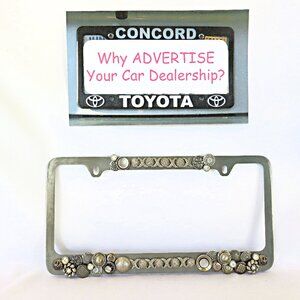Embellished License Plate Frame Car Accessories........726
